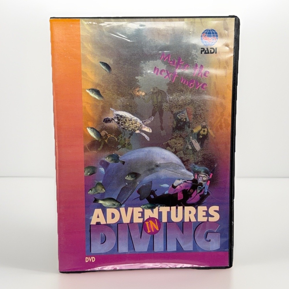 PADI Adventures in Diving DVD 2003 Scuba Training Educational Video 70832